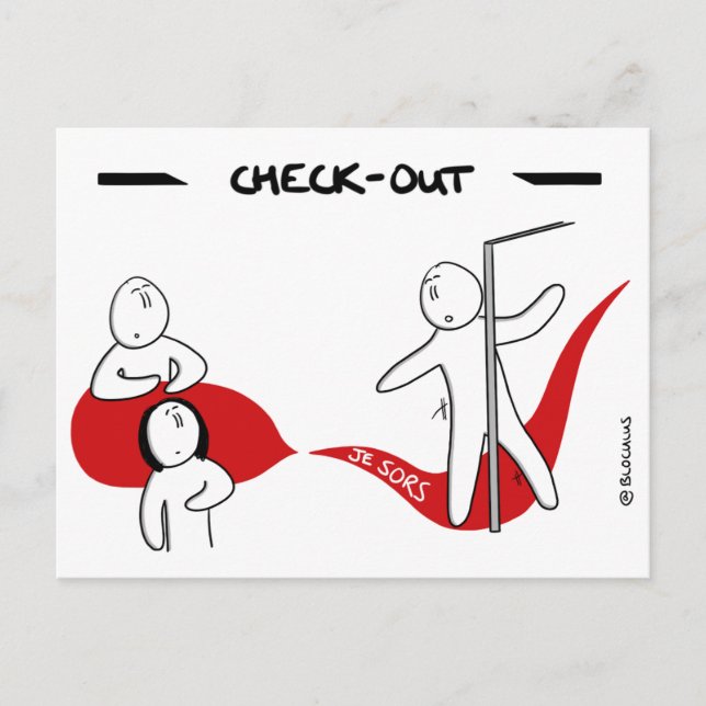 Core Protocol Card: Check Out Postcard (Front)