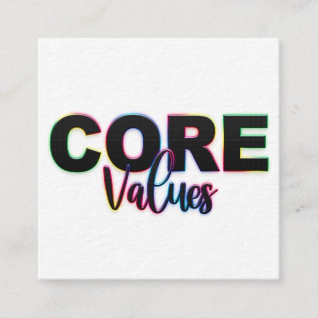 Core Values Empower Cards (Front)