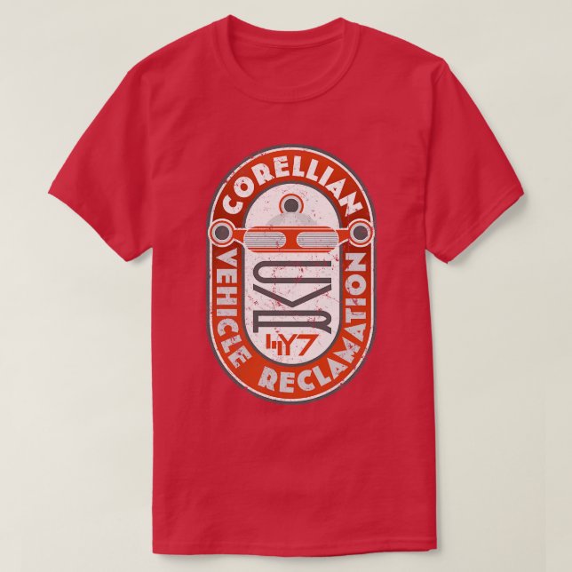 Corellian Vehicle Reclamation T-Shirt (Design Front)