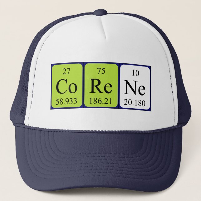 Corene periodic table name hat (Front)