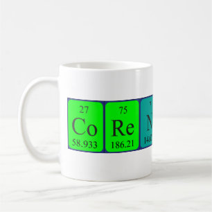Corentin periodic table name mug