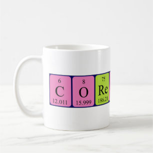 Corentin periodic table name mug