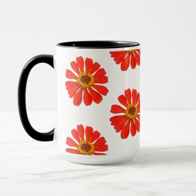 Coreoposis Flower Botanical Mug (Left)