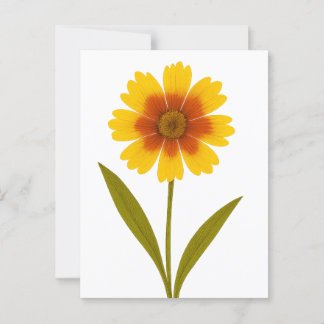 Coreopsis — Cheerfulness Postcard