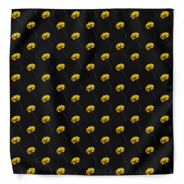 Coreopsis Flower Bandana (Front)