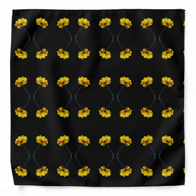 Coreopsis Flower Bandana (Front)