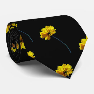 Coreopsis Flower Neck Tie