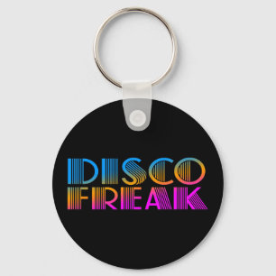 COREY TIGER 1980s RETRO DISCO FREAK MULTICOLOR Keychain