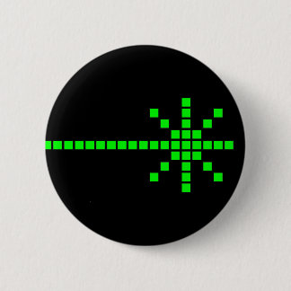 COREY TIGER 1980s RETRO LASER BEAM Pinback Button