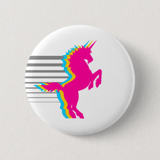 COREY TIGER 1980s RETRO VINTAGE UNICORN Pinback Button