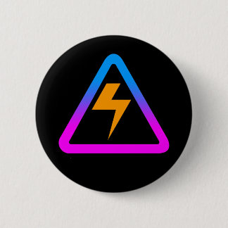 COREY TIGER 1980s RETRO ZAP SIGN Pinback Button