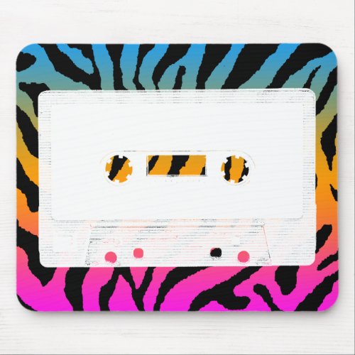 Corey Tiger 80s Cassette Tape Mousepad