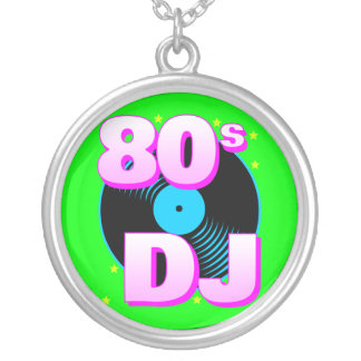 Corey Tiger 80s DJ Record Necklace