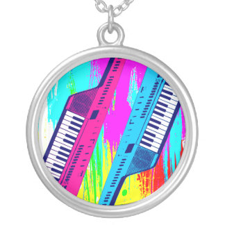 Corey Tiger 80s Keytar Splatter Necklace
