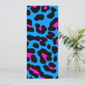 Corey Tiger 80s Leopard Spots (Blue) (Standing Front)