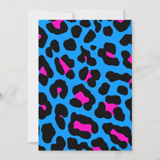 Corey Tiger 80s Leopard Spots (Blue) (Front)