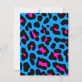 Corey Tiger 80s Leopard Spots (Blue)