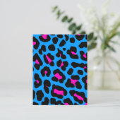 Corey Tiger 80s Leopard Spots (Blue) (Standing Front)