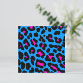 Corey Tiger 80s Leopard Spots (Blue) (Standing Front)