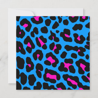 Corey Tiger 80s Leopard Spots (Blue)
