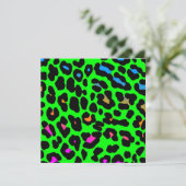 Corey Tiger 80s Leopard Spots (Green) (Standing Front)