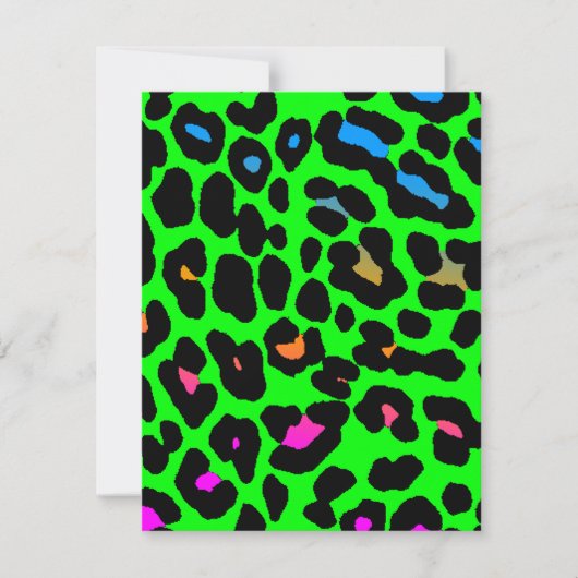 Corey Tiger 80s Leopard Spots (Green) (Front)