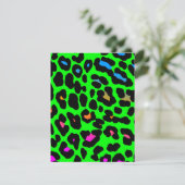 Corey Tiger 80s Leopard Spots (Green) (Standing Front)