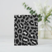Corey Tiger 80s Leopard Spots (Grey) (Standing Front)