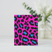 Corey Tiger 80s Leopard Spots (Pink) (Standing Front)