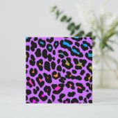 Corey Tiger 80s Leopard Spots (Purple) (Standing Front)