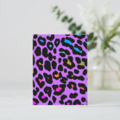 Corey Tiger 80s Leopard Spots (Purple) (Standing Front)