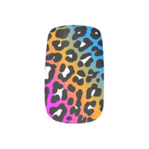 Corey Tiger 80s Neon Leopard Print Minx Nail Wraps Corey Tiger 80s Neon Leopard Print Minx Nail Wraps