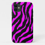 Corey Tiger 80s Neon Tiger Stripes (fuschia Pink) Iphone 11 Case at Zazzle