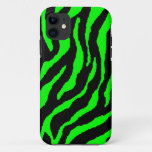 Corey Tiger 80s Neon Tiger Stripes (green) Iphone 11 Case at Zazzle