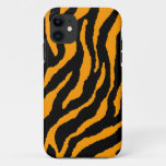 Corey Tiger 80s Neon Tiger Stripes (orange) Iphone 11 Case at Zazzle