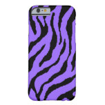 Corey Tiger 80s Neon Tiger Stripes (purple+black) Barely There Iphone 6 Case at Zazzle