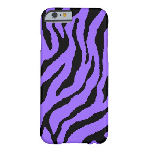 Corey Tiger 80s Neon Tiger Stripes PurpleBlack Barely There iPhone 6 Case