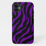 Corey Tiger 80s Neon Tiger Stripes (purple) Iphone 11 Case at Zazzle
