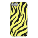 Corey Tiger 80s Neon Tiger Stripes (yellow+black) Barely There Iphone 6 Case at Zazzle