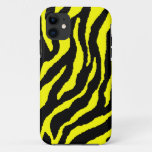 Corey Tiger 80s Neon Tiger Stripes (yellow) Iphone 11 Case at Zazzle
