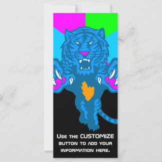 Corey Tiger 80s Retro Fierce Pouncing Tiger