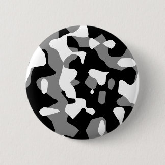 Corey Tiger 80s Retro Gray Camouflage (Camo) Button