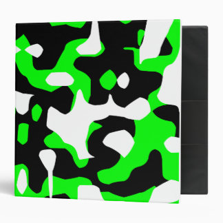 Corey Tiger 80s Retro Green Camouflage (Camo) Binder
