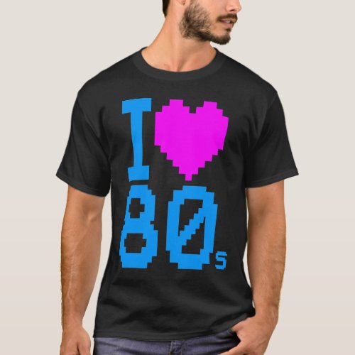 Corey Tiger 80s Retro I Love 80s Shirt