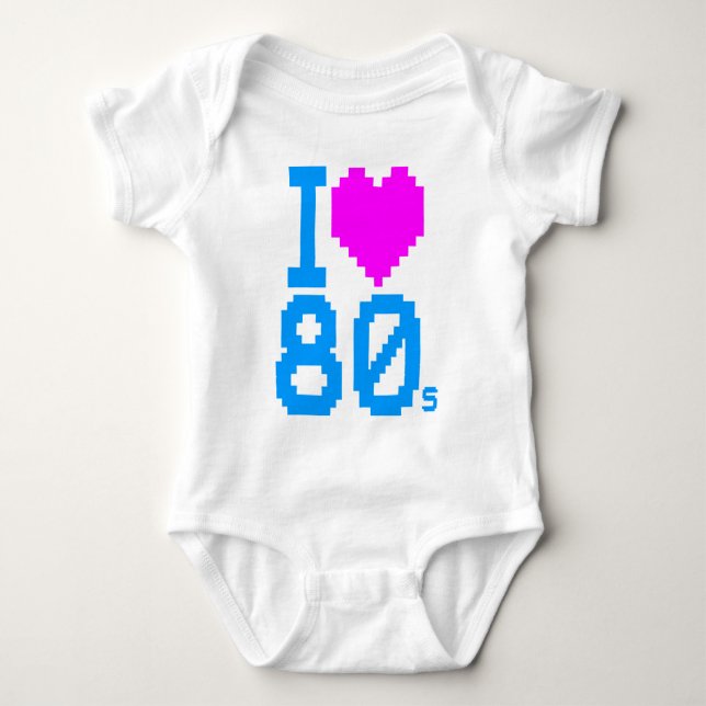Corey Tiger 80s Retro I Love 80s Shirt (Front)