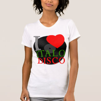 Corey Tiger 80s Retro I Love Italo Disco T-Shirt