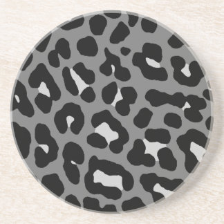 Corey Tiger 80s Retro Leopard Spots Pattern Drink Coaster
