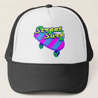 Corey Tiger 80s Retro Street Surf Skateboard Trucker Hat