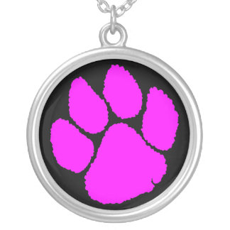 Corey Tiger 80s Retro Tiger Claw Necklace (Pink)