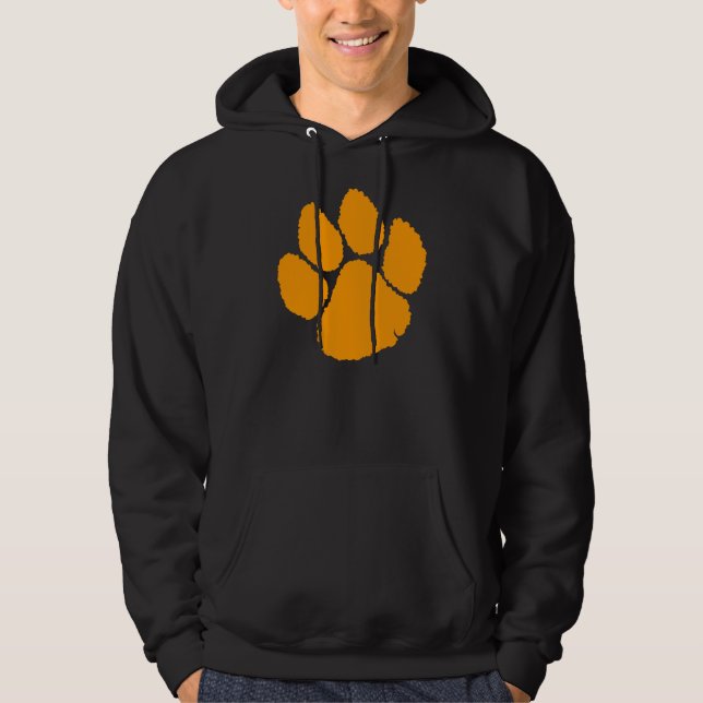 COREY TIGER '80s RETRO TIGER CLAW ORANGE Hoodie (Front)